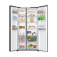 Haier 514l Black Side By Side Fridge HRF-668VNFMBL