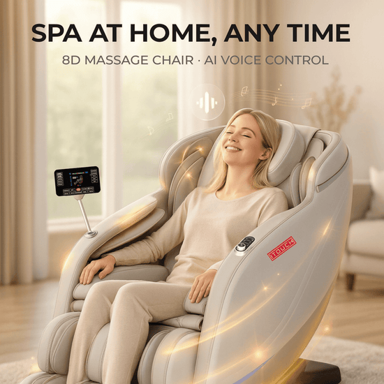 ITOUCH AI Massage Chair (Model VD-8300) White/Gray