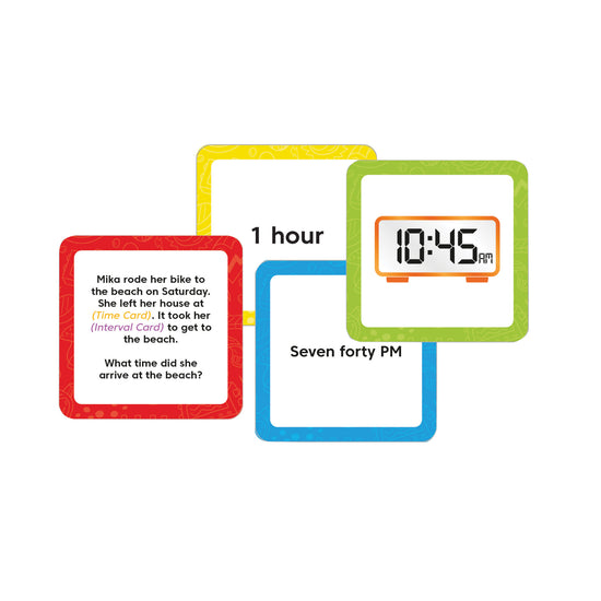 Greenbean High School Mathematics - Learning Intervals Of Time Center Kit