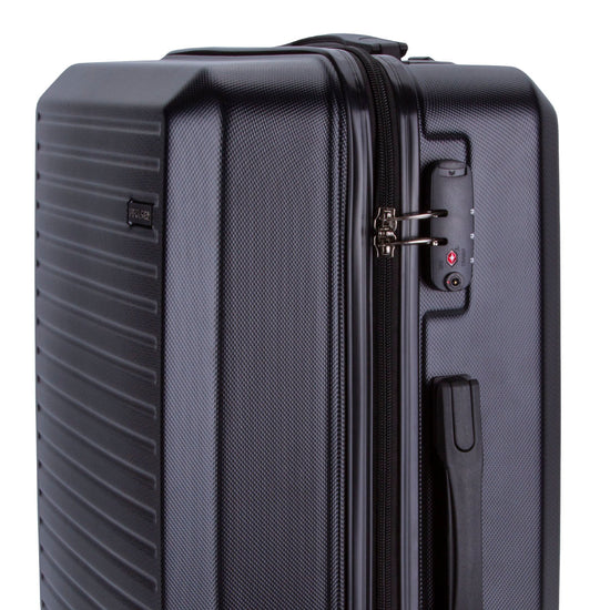 Voyager Mahe 3pc Luggage Set Black 301SET5