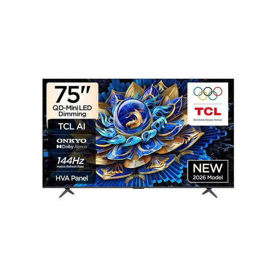 TCL 75P8L 75-Inch QD-Mini LED Google TV – 144Hz