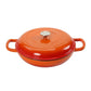 Cast Iron Saucepan Flame Orange 30CM CH1224