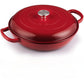 Cast Iron Saucepan Red 30CM CH1220