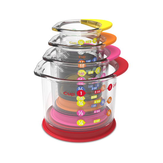 Greenbean Mathematics - Rainbow Fractionﾂｮ Liquid Measuring Cups