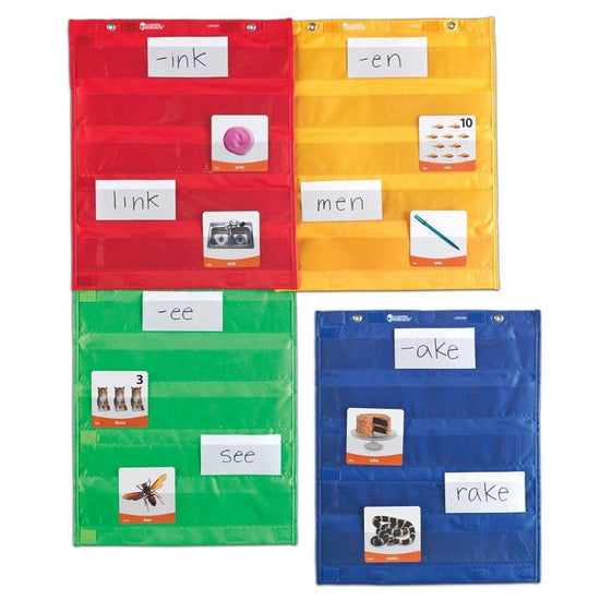 Learning Resources  - Magnetic Pocket Chart Squares - Set of 4