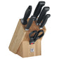 Zwilling Four Star Bamboo Knife Block Set with Shears-7 PC ZW-35068-002