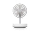Mellerware Fan Height Adjustable Usb Rechargeable Plastic White 20Cm Li-Ion 10W Flexi Air 35078