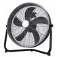 Mellerware Fan 3 Speed Floor Fan Metal Black 45Cm 65W Velocity 18 Inch 35918