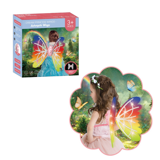 Cogo - Automatic Fairy Wings with Light & Music - Magical Role-Play