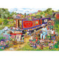 Gibsons - Canal Boat Blooms - 1000 Piece Jigsaw Puzzle