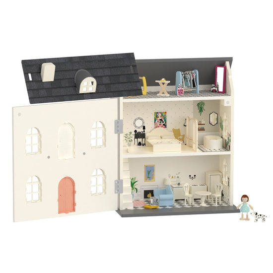 Classic World - Vintage Wooden Dollhouse