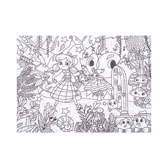 TookyToy - Coloring Puzzle - Secret Garden