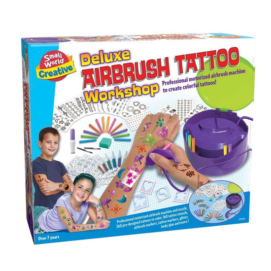 Small World Toys - Deluxe Airbrush Tattoo Workshop