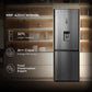 Haier 327l Black Combi Fridge - HRF-425VCWRMBL