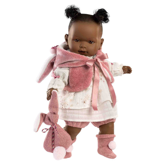Llorens - Baby Girl Doll with Clothing & Accessories: Nicole - 42cm (Mechanism Optional)
