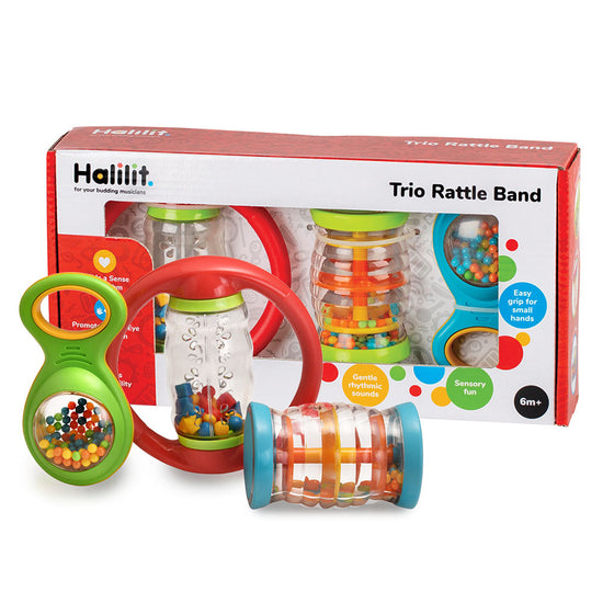 Halilit - Trio Rattle Band Gift Set of 3