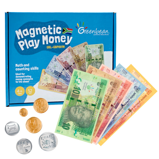 Greenbean Mathematics - Demo Magnetic Play Money