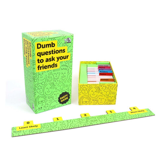 Big Potato Games - Dumb Questions To Ask Your Friends - Card Game - 3-8 Players
