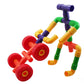 Greenbean - Building Pipes with Wheels Construction Set - 72pcs in Polybag