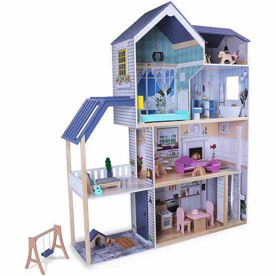 Playroom by Greenbean - Nora Mansion Doll House & 28 Accessories