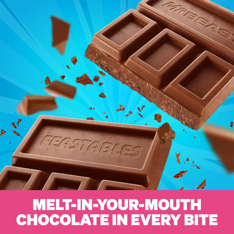 Mr. Beast Feastables Milk Crunch Chocolate Bar 60g - detail view