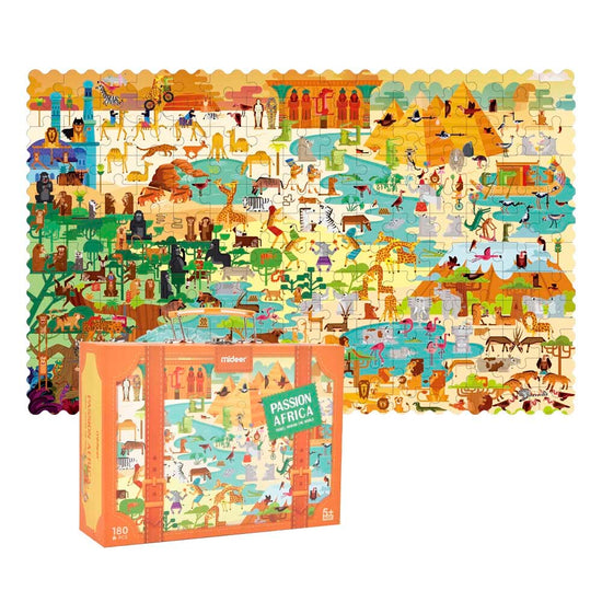Mideer - Travel Around the World Puzzle - Passion Africa - 180pcs