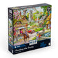 House of Puzzles - Feeding The Ducks - 1000 Piece Jigsaw Puzzle