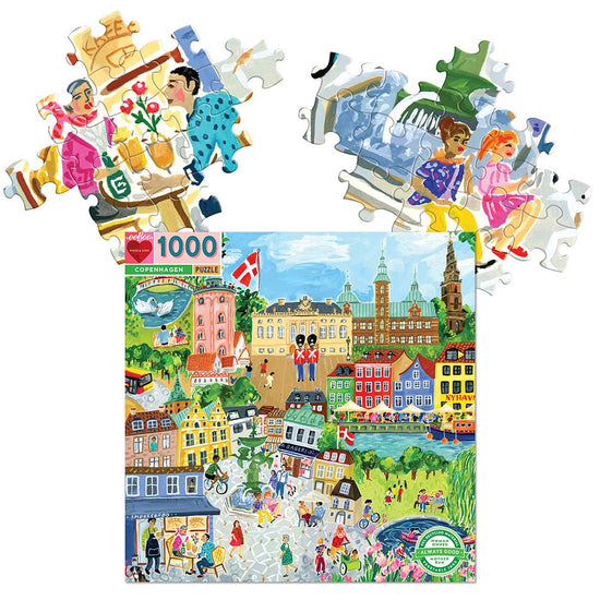 eeBoo - Copenhagen 1000 Piece Square Puzzle