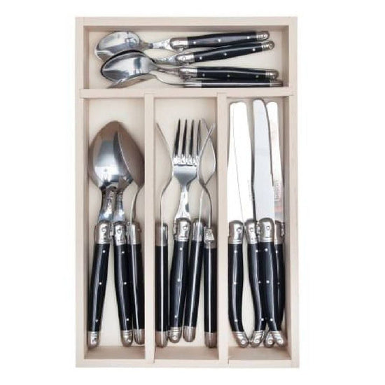 Andre Verdier 24 Piece Cutlery Set Black 50206