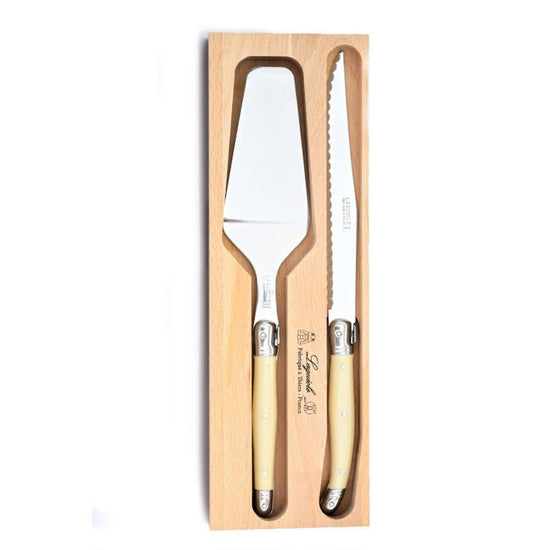 Andre Verdier Cake Server & Knife Set Ivory 50224