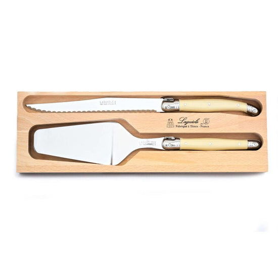 Andre Verdier Cake Server & Knife Set Ivory 50224