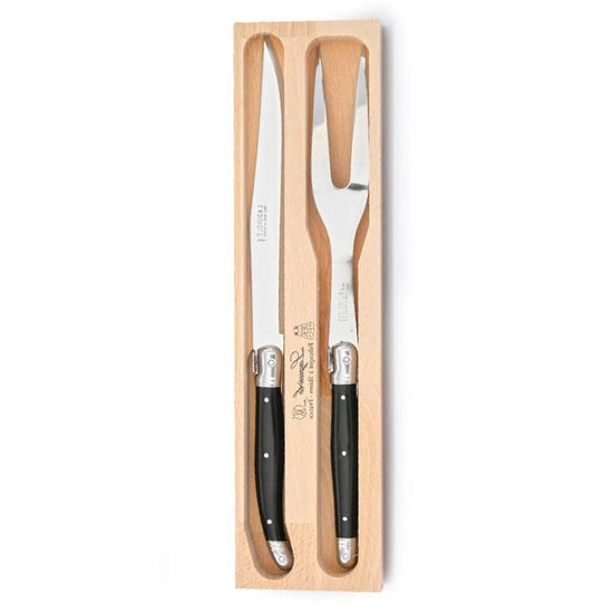 Andre Verdier Carving Set of 2 Black 50226