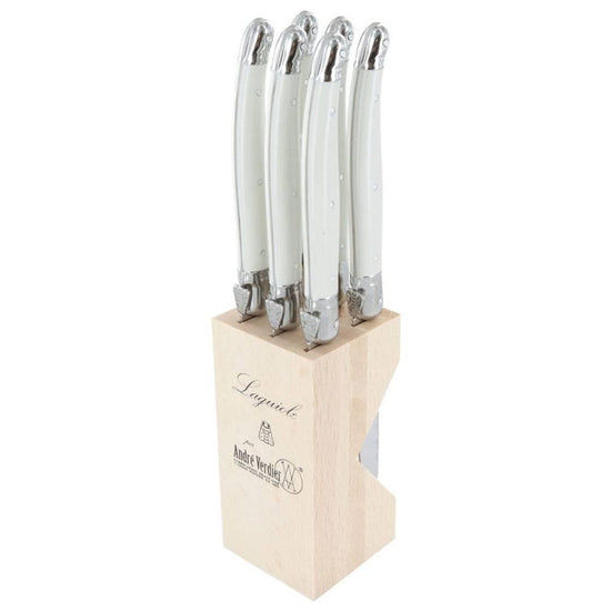 Andre Verdier Steak Knife Set of 6 Chalk White 50258