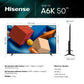 Hisense 50-inch Smart UHD TV-50A6K