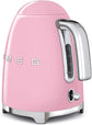 Smeg Retro 1.7l Kettle & 2 Slice Toaster Pastel Pink Combo KLF03PKSA + TSF01PKSA