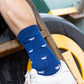 Swole Panda Navy Sheep Bamboo Socks 3 Pairs 4-7