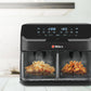 Milex Silver Dual Airfryer 9L MDA003
