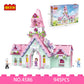 Cogo - Building Block Set - Fairytale Dream Chapel - 945 Pieces