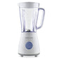 Mellerware Jug Blender With Coffee Mill & 4 Metal Straws Plastic White 1.5L 500W Sylvio 62200B