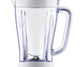 Mellerware Jug Blender With Coffee Mill & 4 Metal Straws Plastic White 1.5L 500W Sylvio 62200B