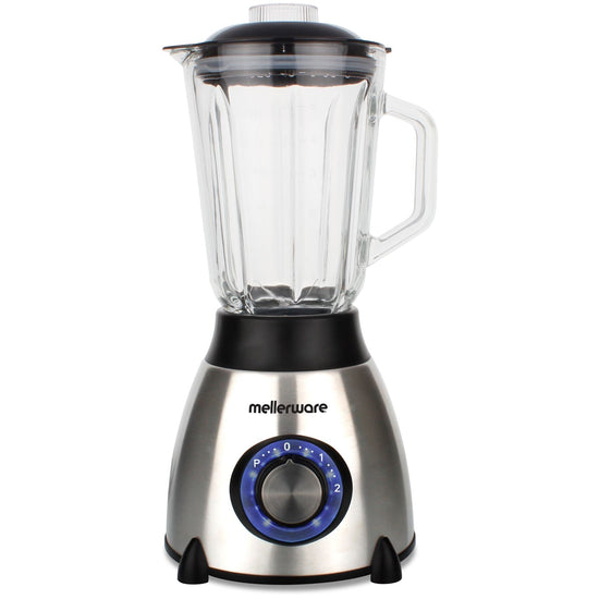 Mellerware Jug Blender With Coffee Mill Stainless Steel Brushed 1.5L 550W Optima 62600C