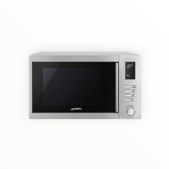 Smeg 25L Silver Microwave MOE25X
