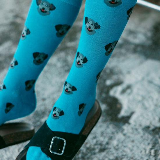 Swole Panda Bamboo Socks Black Labrador