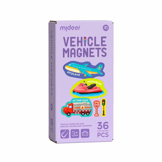 Mideer - Vehicle Magnet Set - 36pcs