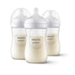 Philips Avent Natural Baby Bottle with Natural Response Nipple, with Blue Elephant Design, 9oz, 3pk, SCY903/63