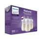 Philips Avent Natural Baby Bottle with Natural Response Nipple, with Blue Elephant Design, 9oz, 3pk, SCY903/63