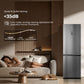 Haier 330l Black Combi Fridge HRF-425VCFRMBL