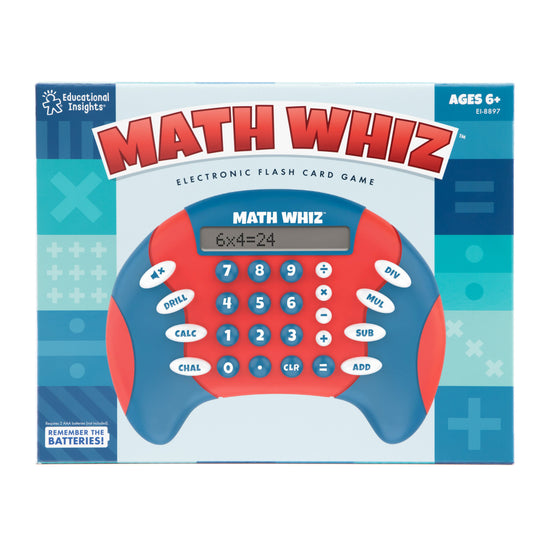 Educational Insights - Math Whiz邃｢ Electronic Flash Card Game