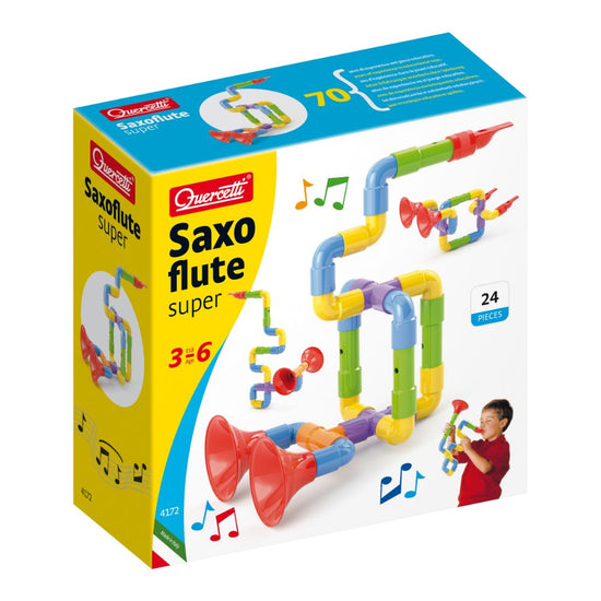 Quercetti - Saxoflute Super Musical Construction Activity Set