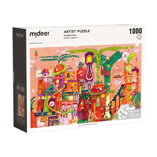 Mideer - Artist 1000 Piece Puzzle Rabbitopia